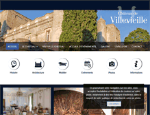 Tablet Screenshot of chateau-de-villevieille.fr